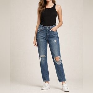 Flying Monkey Distressed Denim Jeans